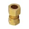Everflow 5/8" O.D. COMP x 1/2" FIP Reducing Adapter Pipe Fitting, Lead Free Brass C66R-5812-NL - alternate 1